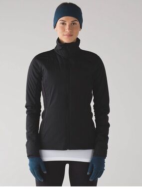 lululemon athletica Black Zip-Up Ski Jacket